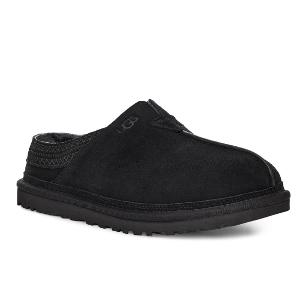 Pantuflas UGG Neuman para hombre, color negro