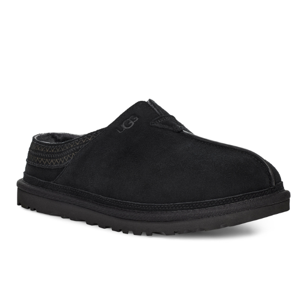 UGG Men\'s Black Suede Slip-On Clog with Backstrap UGG® Men main image 3
