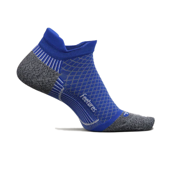 Feetures Plantarfasziitis-Relief-No-Show-Tab-Socken zum Anschnallen, Blau