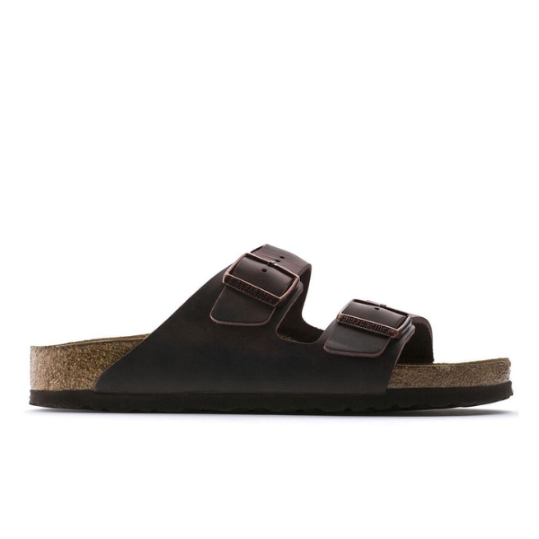 Birkenstock Herren-Arizona-Weichfußbett aus geöltem Habana-Leder