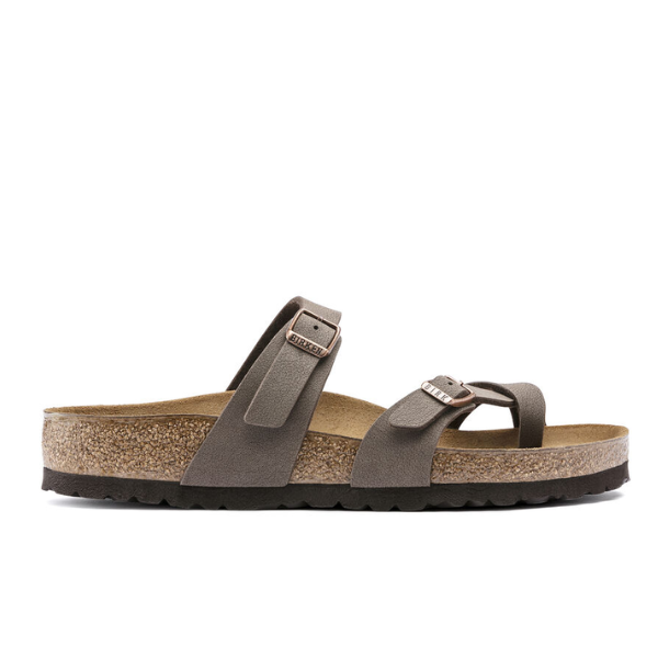 Birkenstock Damen Mayari Birkibuc Mokka