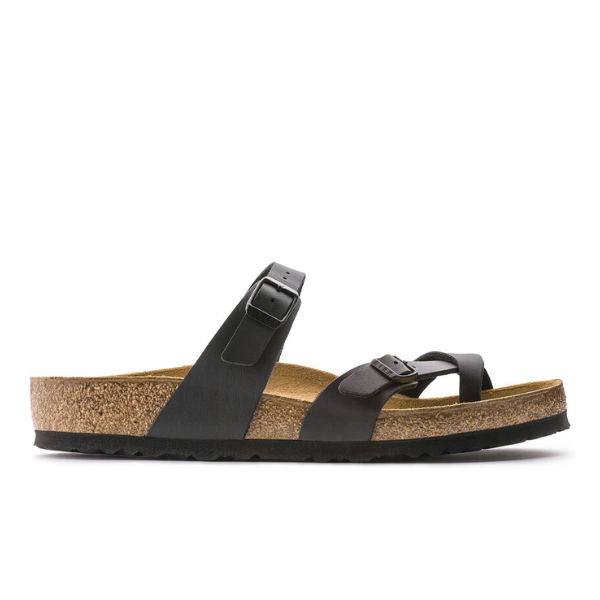 Birkenstock Mujer Mayari Birko-Flor Cuero Negro