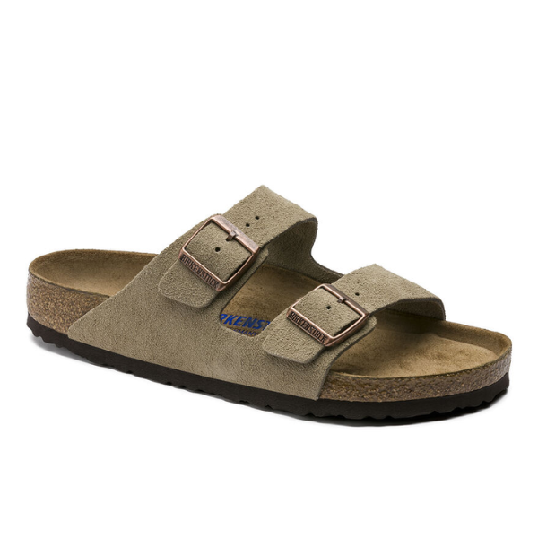 Birkenstock Arizona Soft Footbed Ante color topo para hombre