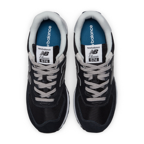 New Balance Unisex 574 Negro con Blanco