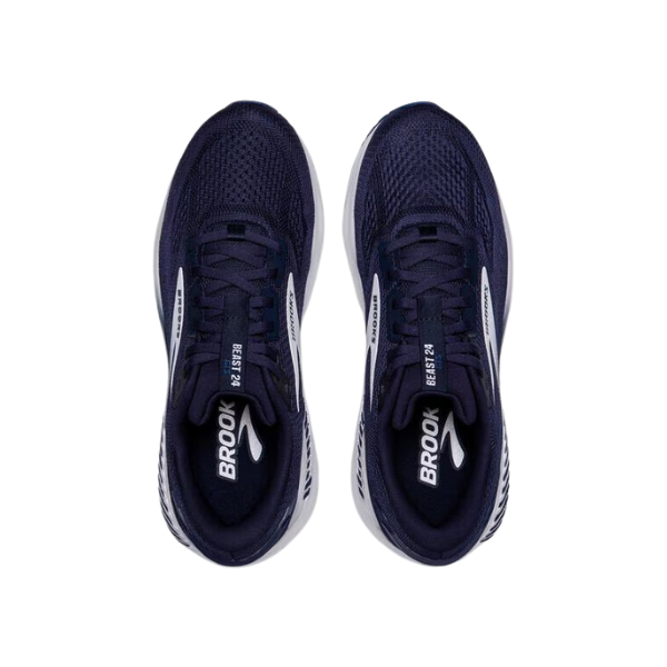 Brooks Mens Beast GTS 24 Navy Wide