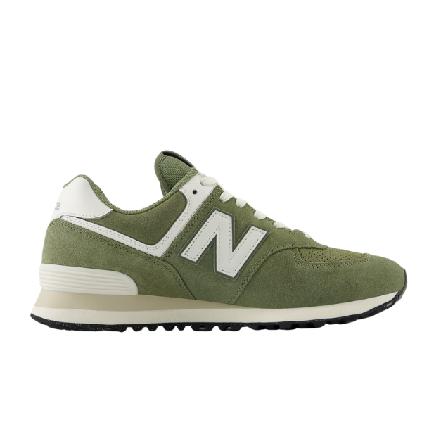 New Balance Unisex's 574 New Green/White