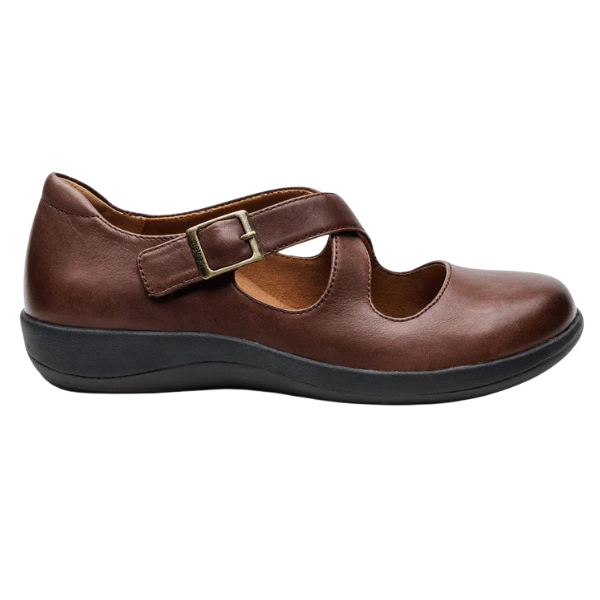 Aetrex Women's Paisley Mary Jane Brown