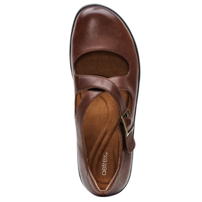 Aetrex Women's Paisley Mary Jane Brown