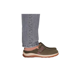 Clark's Women's Orlene Clog Olive Combination Nubuck
