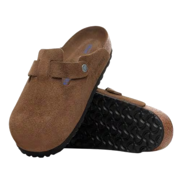 Birkenstock Women's Boston Soft Footbed Dark Tea