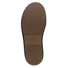 The image displays the bottom of the Dansko Women's Platform Pro Cloud Black shoe by DANSKO, featuring a brown geometric-textured sole with "dansko" and "slip resistant" embossed at the center for safety and style.
