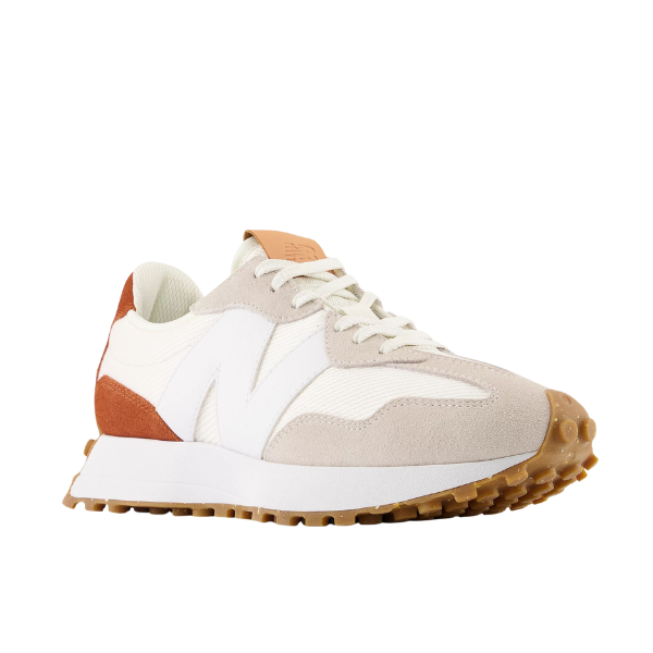 New Balance Women's 327 White/Brown