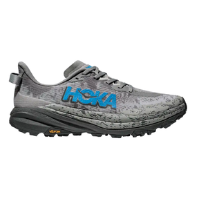 Hoka Men's Speedgoat 6 Grey/Blue Wide