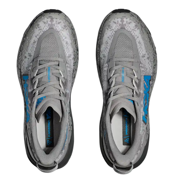 Hoka Men's Speedgoat 6 Grey/Blue Wide