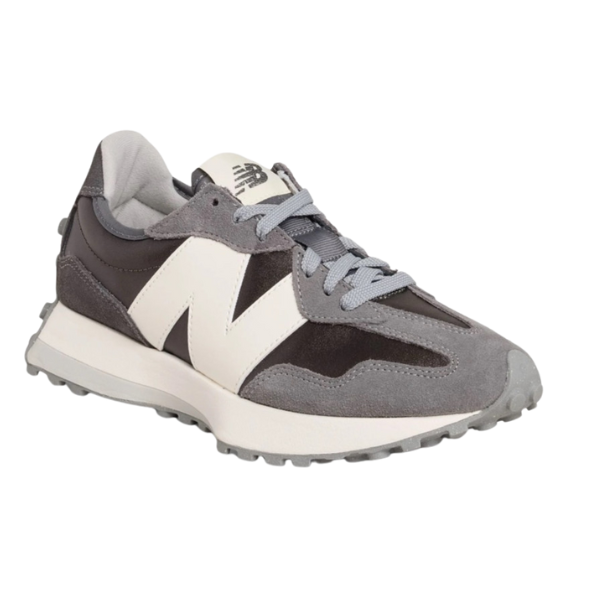 New Balance Women's 327 Black/Castlerock shoes combine style and comfort for pain relief.
