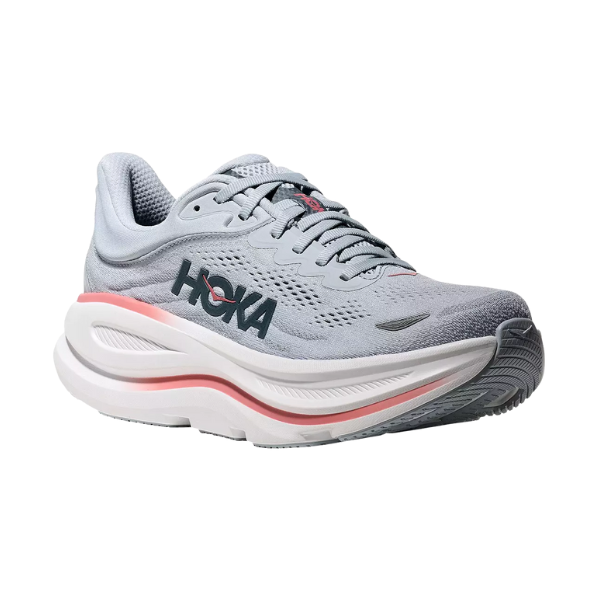 Hoka Women's Bondi 9 Wide Mineral Blue/Washed Blue