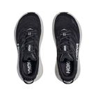 Top view of HOKA Men's Gaviota 6 Black/White stability running shoes with white soles and HOKA logos.