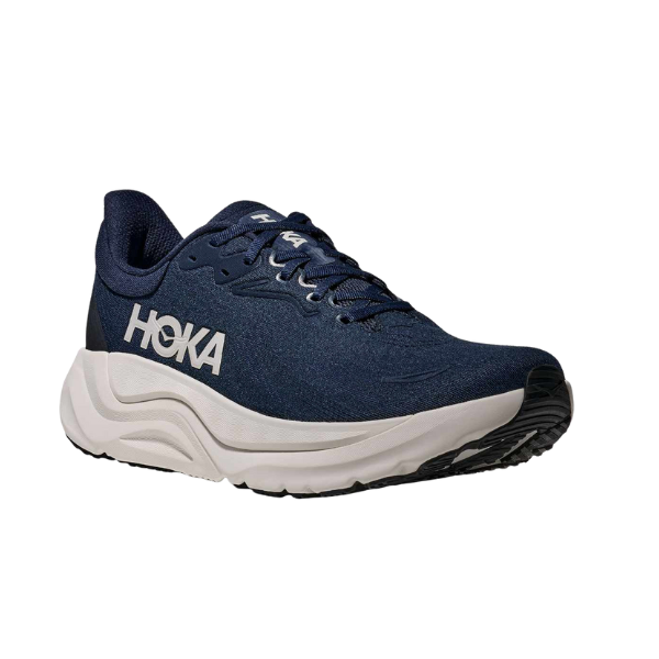 Hoka Men's Arahi 8 Wide Varsity Navy/White – Lucky Feet Shoes