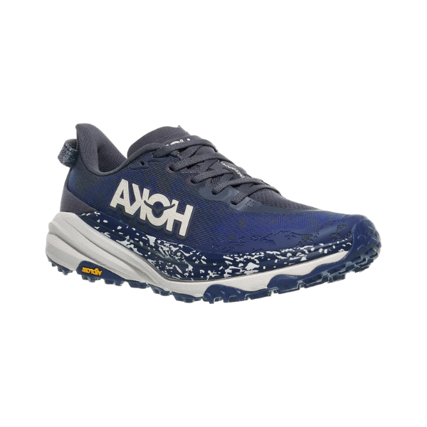 Hoka Men's Speedgoat 6 Grey/Blue Wide