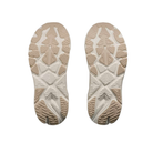 A pair of HOKA Women's Arahi 8 Wide stability running shoes in black/rose gold, shown on a white background.