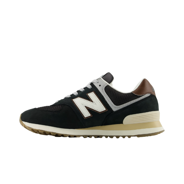 New Balance Men's 574 Brown/Silver