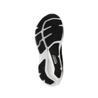 Black and white rubber sole of the BROOKS Men's Glycerin GTS 23 Wide Black/White, viewed from the bottom.