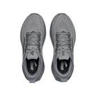 Top view of the BROOKS Men's Glycerin GTS 23 Wide Grey running shoe with structured support on a white background.