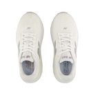 NEW BALANCE Women's 860V15 Wide running shoes in White/Silver shown from above on a white background.