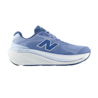 New Balance Women's 860V15 Blue/White running shoe with Fresh Foam X, white sole, and dark blue accents, side view.