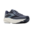 BROOKS Women's Ghost 18 Navy/White: Road-running shoe with soft cushioning, mesh upper, and lace-up closure.