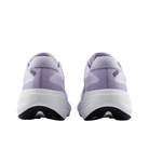The New Balance Women's 880 V15 running shoes in violet/black viewed from the back on a white background.