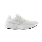 Side view of the New Balance Women's 880 V15 White running shoe with a cushioned sole and signature NEW BALANCE logo.