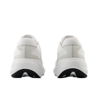 Back view of New Balance Women's 880 V15 White running shoes with textured details, black accents, and cushioned sole.