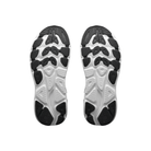 The HOKA Men's Clifton 11 Wide Black/White running shoes are displayed with cushioned soles against a white background.