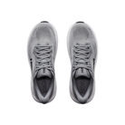HOKA Men's Clifton 11 Grey running shoes viewed from above on a white background.