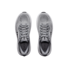 Top view of HOKA Men's Clifton 11 Wide Grey running shoes—cushioned trainers side by side on a white background.