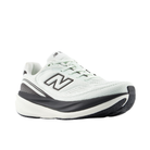 New Balance Women's 1080V15 in mint/black with cushioned sole, shown from the front.