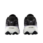 New Balance Women's 1080V15 Black/Violet running shoes, back view, white soles feature INFINIØN branding.