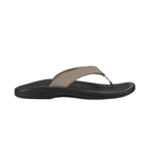 OLUKAI Women’s Ohana Wwarm Taupe sandal in side view on a plain white background.