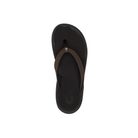 OLUKAI Women’s Ohana Lahi sandal in Dk Java/Black—water-resistant, perfect for the beach.