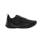 BROOKS Ghost Max 4 men’s running shoe, black mesh upper, high-stack cushion, thick sole, lace-up closure.