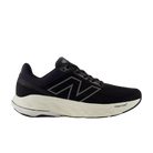 The NEW BALANCE Mens Fresh Foam 860v14 Black/White running shoe features a mesh upper, reflective N logo, white sole, and plush Fresh Foam X midsole for comfort and support; shown from the left side.