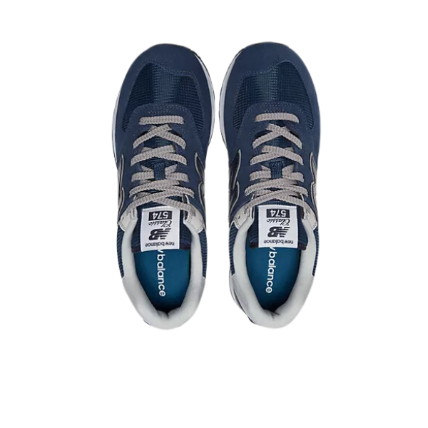 New balance classics w574 navy best sale