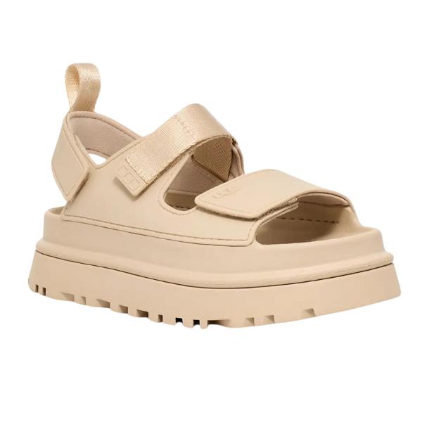UGG Women's Goldenglow Sandal Beige – Lucky Feet Shoes UGG Women's Goldenglow Sandal Beige – Lucky Feet Shoes
