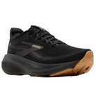 BROOKS Women's Adrenaline GTS 25 Black/Biscuit running shoe with brown rubber sole, great for plantar fasciitis support.