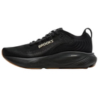 BROOKS Women's Adrenaline GTS 25 Black/Biscuit running shoe offers cushioned support, ideal for plantar fasciitis.