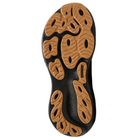 The image shows the black and brown sole of BROOKS Men's Adrenaline GTS 25 Black Biscuit with wavy treads.