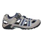 The Teva Womens Omnium 2 Slate is a gray and navy outdoor sandal with quick-dry upper, multiple straps, closed toe, open sides, and a rugged Spider Rubber outsole—ideal for hiking or water activities.