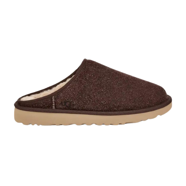 UGG Men's Classic Slip-On Shaggy Suede Brown