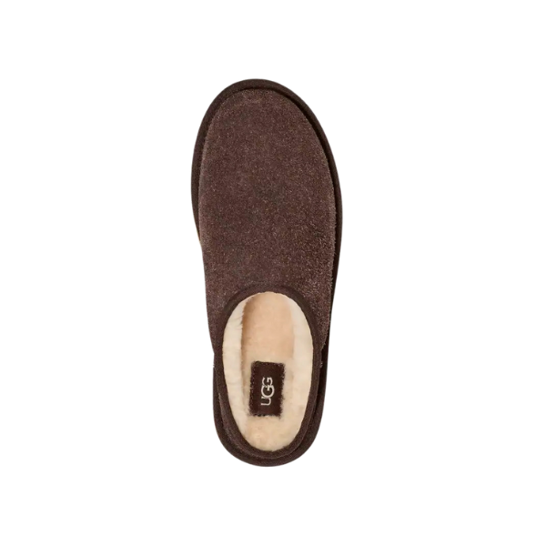 UGG Men's Classic Slip-On Shaggy Suede Brown UGG Men's Classic Slip-On Shaggy Suede Brown